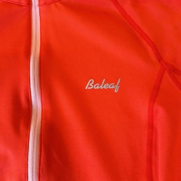 BAYLEAF Sport Women’s Yoga Thermal Quarter zip in coral color size M - Picture 2 of 9